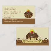 Kreative Kuchen-Visitenkarte Visitenkarte (Vorne/Hinten)