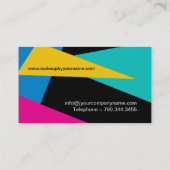 Kreative kundengerechte visitenkarte (Rückseite)