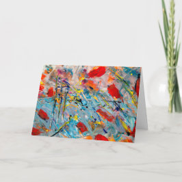 kreative Künstlerin Painter Abstrakt Thinker Gebur Karte