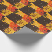 Kreative künstlerische Skizze, bunte Textur. Geschenkpapier (Ecke)