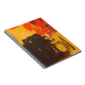 Kreative künstlerische Skizze, bunte Textur. Notizblock (Rechte Seite)