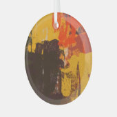 Kreative künstlerische Skizze, bunte Textur. Ornament Aus Glas (Vorderseite links)