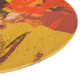 Kreative künstlerische Skizze, bunte Textur. Schneidebrett (Ecke)