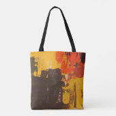 Kreative künstlerische Skizze, bunte Textur. Tasche (Rückseite)