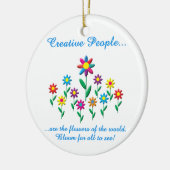 Kreative Leute Keramik Ornament (Links)