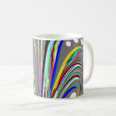 Kreative Linien Kaffeetasse (VorderseiteRechts)