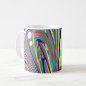 Kreative Linien Kaffeetasse (Vorderseite Links)
