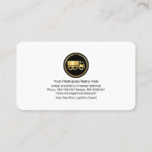 Kreative LKW-Cargo-Rahmen Visitenkarte (Rückseite)