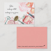 kreative Maskenbildner Visitenkarte (Vorne/Hinten)