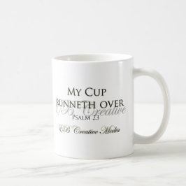 Kreative Medien EB - meine Schale Runneth vorbei Kaffeetasse