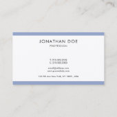 Kreative Moderne Berufliche Coole Einfachheit Visitenkarte (Rückseite)