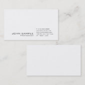 Kreative moderne berufliche Unterzeichnungs-UVlech Visitenkarte (Vorne/Hinten)