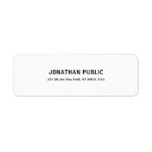 Kreative, moderne, einfache, Berufliche Vorlage (Vorne)