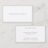 Kreative Moderne Elegante Minimalistische Niedlich Visitenkarte (Vorne/Hinten)