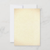 kreative, moderne Hochzeitskarten RSVP Karte (Rückseite)