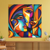 Kreative moderne Leinwand für Zuhause & Office (Insitu (Wohnzimmer))