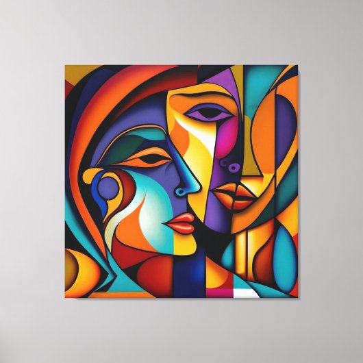 Kreative moderne Leinwand für Zuhause & Office (Vorderseite)