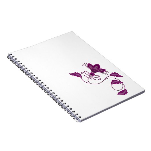 KREATIVE MODERNE LILA BLUME ART GIFT NOTIZBLOCK (Rechte Seite)