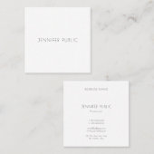 Kreative, moderne Minimalistische Designvorlage Quadratische Visitenkarte (Vorne/Hinten)