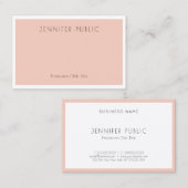 Kreative, moderne Minimalistische Designvorlage Visitenkarte (Vorne/Hinten)