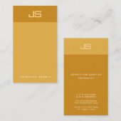 Kreative, moderne, trendy, vertikale Vorlage für M Visitenkarte (Vorne/Hinten)