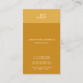 Kreative, moderne, trendy, vertikale Vorlage für M Visitenkarte (Rückseite)