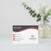 Kreative, moderne Visitenkarte (Stehend Vorderseite)