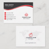 Kreative, moderne Visitenkarte (Vorne/Hinten)