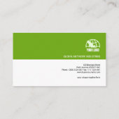 Kreative moderne visitenkarte (Rückseite)