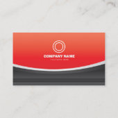 kreative, moderne Visitenkarte (Rückseite)