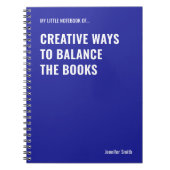 Kreative Möglichkeiten, das Bücherbüro-Notebook in Notizblock (Vorderseite)