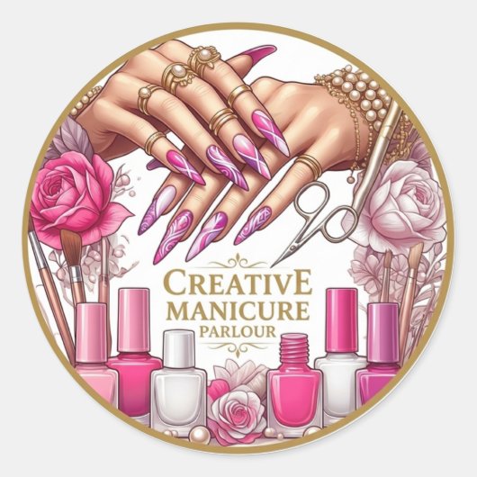 Kreative Nagelkunst Maniküre Aufkleber 💅✨ (Vorderseite)