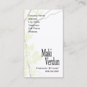 Kreative Niederlassungen (Mode-Stylist) Visitenkarte (Rückseite)