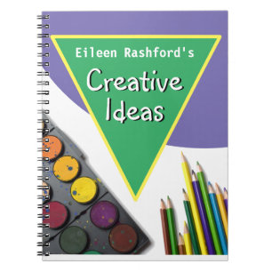 Kreative Notizen mit dem Namen des Empfängers Notizblock