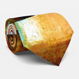 Kreative Original Braun Abstrakte Kunst Moderne Krawatte