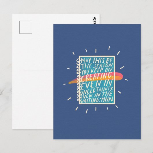 Kreative Postkarte (Vorne/Hinten)