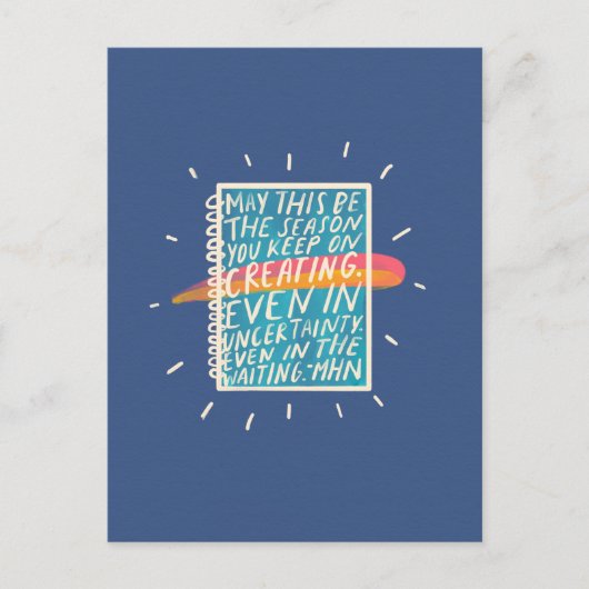 Kreative Postkarte (Vorderseite)