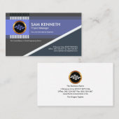 Kreative Re-Bars-Technik Visitenkarte (Vorne/Hinten)