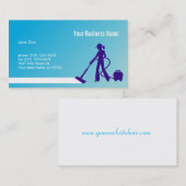 Kreative Reinigungs-Visitenkarte Visitenkarte (Vorne/Hinten)