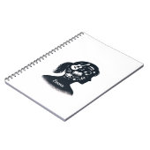 Kreative Silhouette des Geistes | Personalisierte Notizblock (Linke Seite)