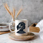 Kreative Silhouette des Geistes | Personalisierte Tasse