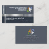 Kreative Silver-Bar-Technik Visitenkarte (Vorne/Hinten)