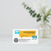 Kreative Sprachkasten - PR-Mitteilung Visitenkarte (Stehend Vorderseite)