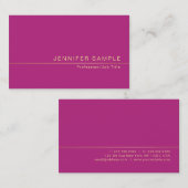 Kreative, stilvolle, trendige Seide ergänzen moder Visitenkarte (Vorne/Hinten)