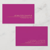 Kreative, stilvolle, trendige Seide ergänzen moder Visitenkarte (Vorne/Hinten)