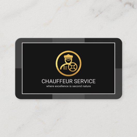 Kreative, stylische, graue, monochrome Layers mit  Visitenkarte (Vorderseite)