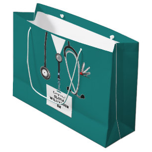 Kreative Tasche zur Krankenpfleger-Abschlussfeier Große Geschenktüte