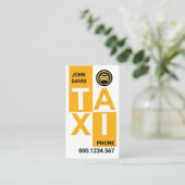 Kreative TAXI-Blöcke Visitenkarte (Stehend Vorderseite)