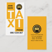 Kreative TAXI-Blöcke Visitenkarte (Vorne/Hinten)