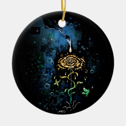 Kreative Träume Keramik Ornament (Vorne)